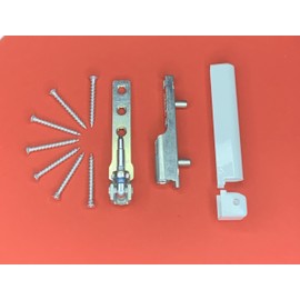 Aubi Siegenia Corner Bearing A300 Corner Bearing Angle EW001 and EB005 Corner Bearing Bracket Including Cover Caps and Mounting Material (without Adjustment Key)