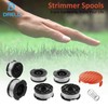 DRELD 6 Strimmer Spools Kit Replacement for Black and Decker,
