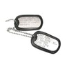 Dog Tag w/Chain (Set of 2) - Stainless Steel