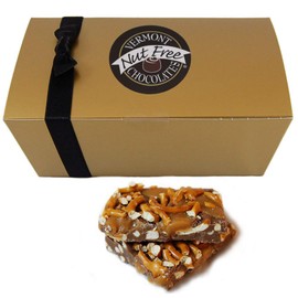 Vermont Nut Free Chocolates Pretzel Caramel Bark (12 oz)