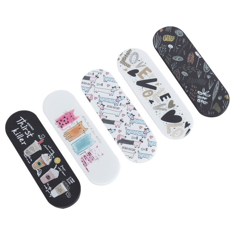 5Pcs MOMO STICK Smart Phone Adjustable Stand Finger Strap Reusable