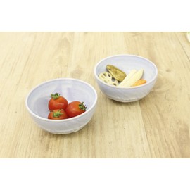 Mino Ware MZ-0516 Japanese-Style Cafe Series Ancient Small Bowl (Small) Hitoshi Kiln Set of 2