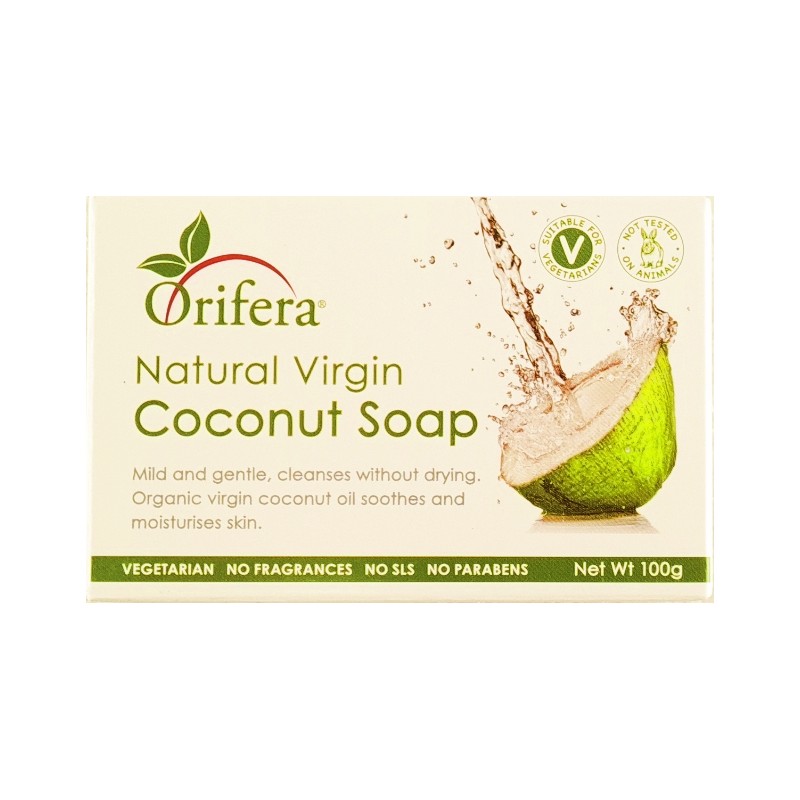 Orifera Virgin Coconut Handmade Natural Soap 100g - 5pcs