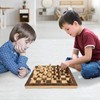 Wooden Chess Game, Chess Lady Backgammon 3 in 1 Chess