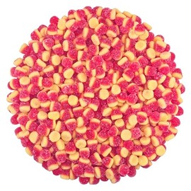 Peach Drops Gummy Candy – 2 LB Bulk Jar, Soft & Chewy Peach Flavored Gummies, Fruity Sweet Treats for Parties, Candy Buffets, Gift Giving & Everyday Snacking