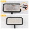Carpet Rake Sheepskin Wool Brush and Sheepskin Brush Cleaner Comb,