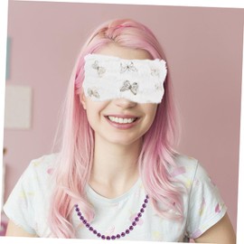 KOMBIUDA Sleep Eye Mask Set 3 Pieces Portable for Adults and Boys and Girls Plush Non-itchy and Easy to Cle