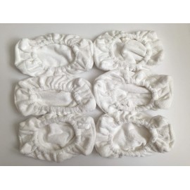 6 Replacement Reusable Washable Floor Bonnets Microfiber Pads Compatible with Oreck Steam It Mop