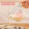 M MCIRCO 6 Pcs Glass Measuring Cups with Lids Set,