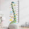ZARROUEA Height Meter Wall Sticker, Stylish, Trees, Leaves, Animals, Cute,