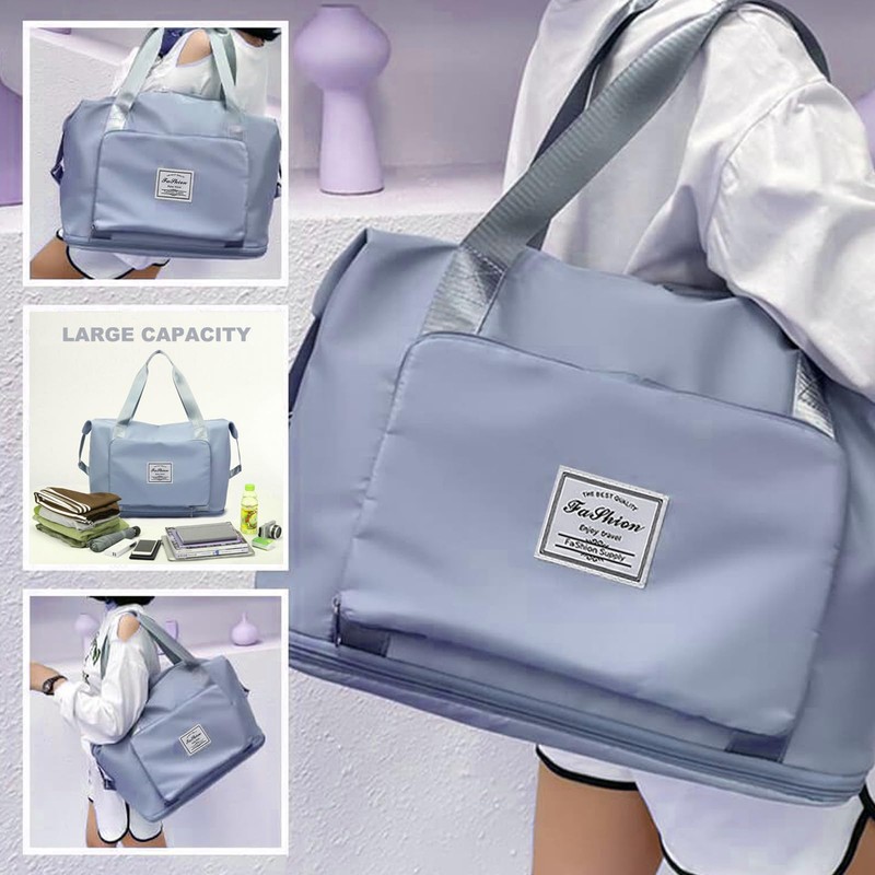 Large Capacity Travel Bag, Foldable Travel Bag, Expandable Travel Duffel