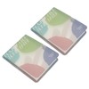 2pcs Liquid Foundation Palette Paper Disposable Makeup Coloring Paper with