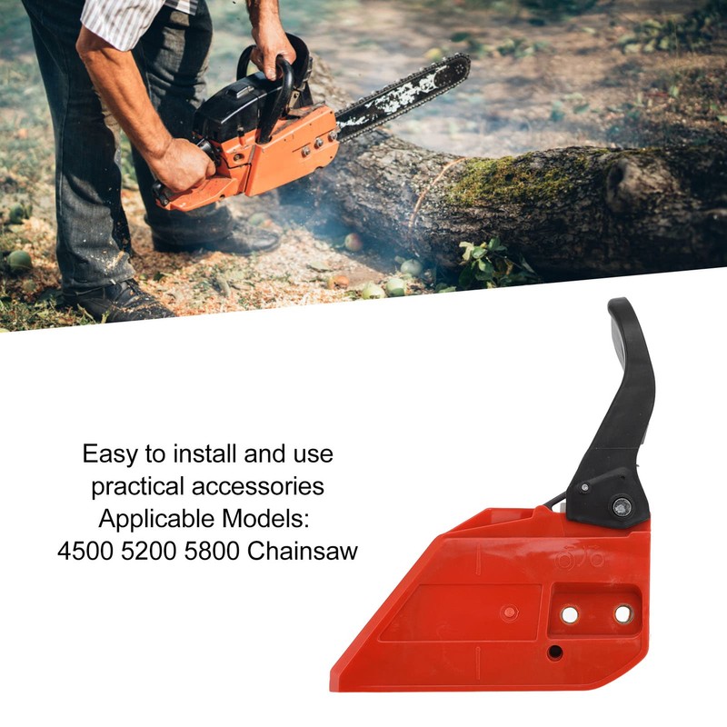 Chainsaw Brake Handle, Plastic Clutch Sprocket Cover Assembly Replacement for