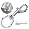 L100MM SpringSnap Clip Diving Hook Double Ended Stainless Steel Spring
