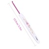8 Pieces Aluminium Crochet Hook Set with Soft Floral Print
