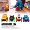 Ambulance Toy Fine Workmanship Exquisite Mold Lightweight Portable Educational Toys