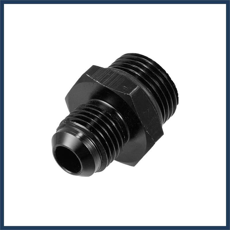INFINAUTO 2pcs Black 6AN Male to M18 x 1.5mm Male