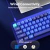 Keychron Q4 Wired Custom Mechanical Keyboard, 60% Layout QMK/VIA Programmable