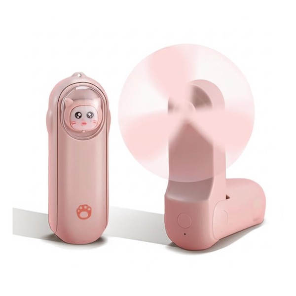 Portable Mini Fan – Handheld Foldable Desk Fan with 3