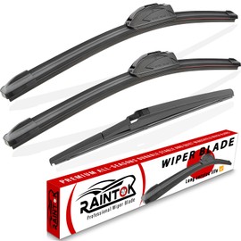 RAINTOK Windshield Wiper Blades Replacement for 2019 2020 2021 2022 2023 Toyota RAV4 Original Factory Quality Front Rear Wipers Blade Set for My Car - 26" 16" 12" (Pack of 3)