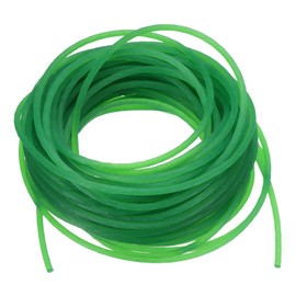 QUARKZMAN Polyurethane Round Belt, 2 mm Diameter, 10 m (33 ft) Length, PU Polyurethane Belt for Drive Transmission (Rough Surface, Green)