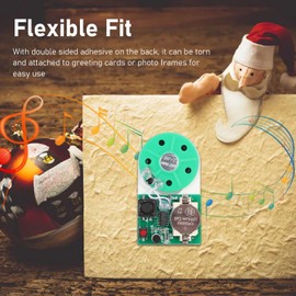 25S Push Button Recordable Sound Chip, Recordable Sound Module, Push Button Control Card Sound Recorder, Card Voice Recorder, Custom Button Record for Greeting Cards