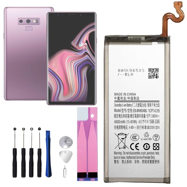 TGXJI Replacement Battery for Galaxy Note 9 N9600 N960F Phone,[2025