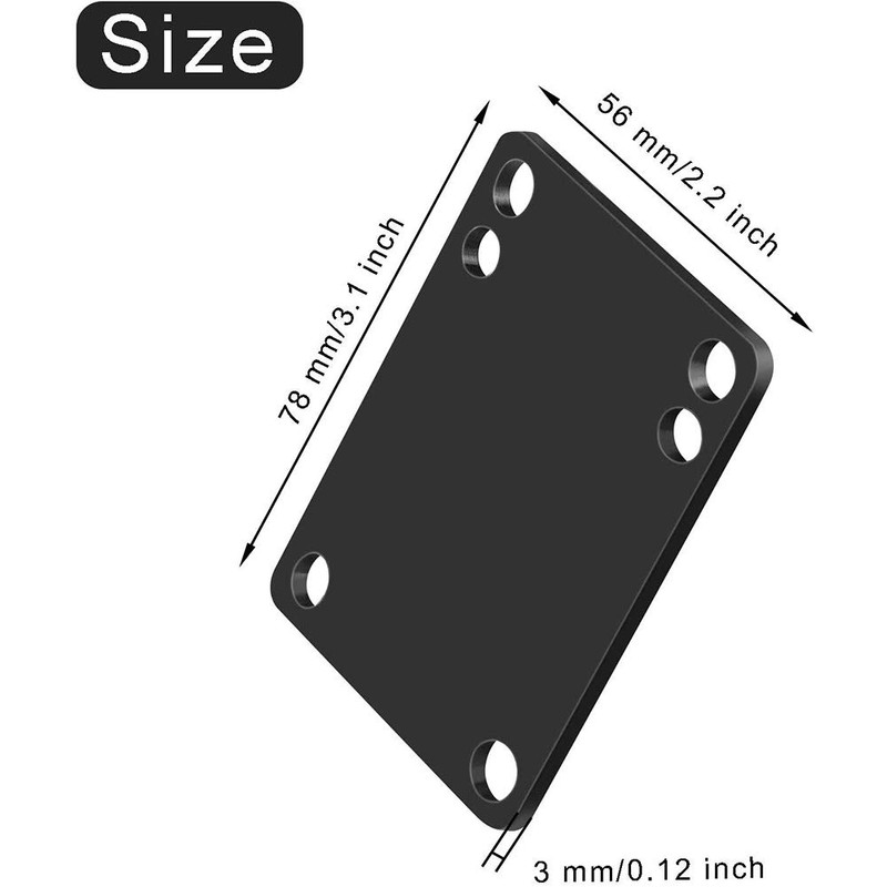 IMCCZONY 10 Pcs 3 mm Skateboard Riser Shock Pads Longboard