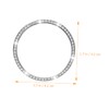 BIUDECO Shiny Bezel Protector for Watch Stylish Watch Frame with