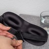 INTIRILIFE Eye Mask in Black, 26 x 9 x 2