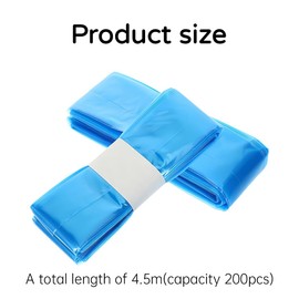 WUMZIRA Pack of 3 Refill Cassettes Refill Film Nappy Bin, Excellent Sealing and Toughness, Nappy Bin Refill Bag Compatible with All Nappy Bins (Blue)