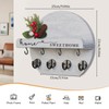 Key Holder for Wall Key Hooks Wall Mounted with Dried