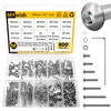 Mywish 800Pcs M2 Screw Assortment Kit 304 Stainless Steel Hex