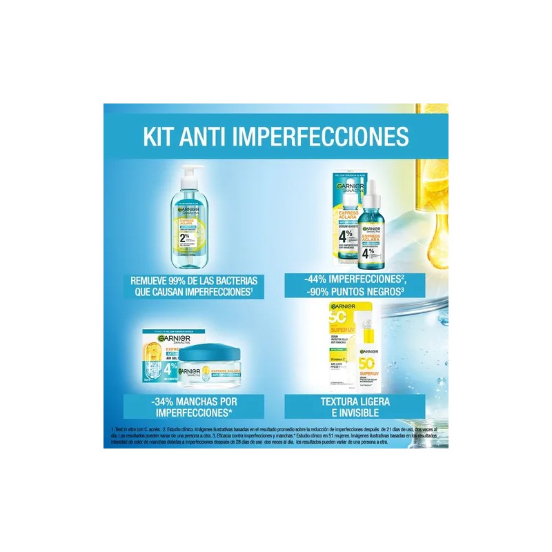Kit Garnier Ea rutina completa antiacne para piel grasa