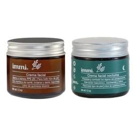 Kit Facial Immi: Crema Día Fps 25 + Noche Hidratante