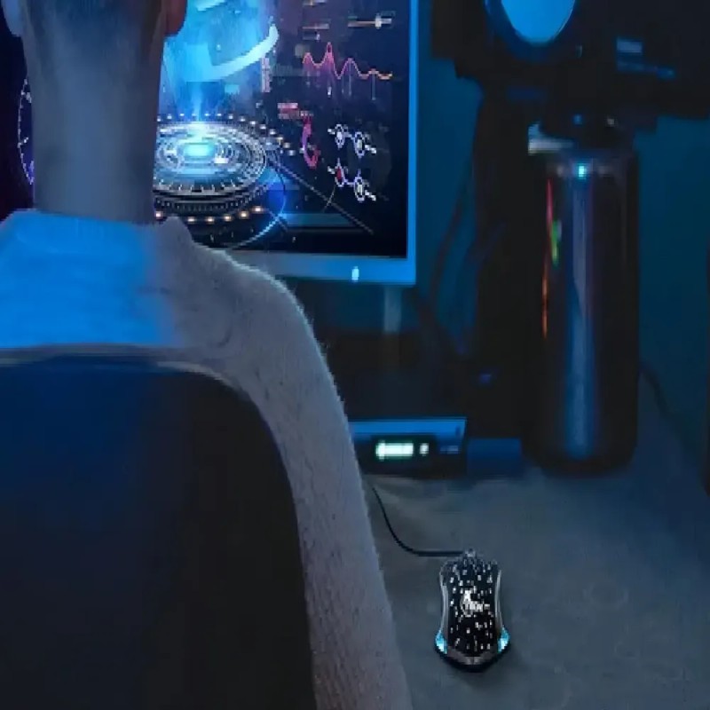 Mouse Gamer Xtech Ophidian 2400dpi 6 Botones Led Xtm-410 Color