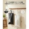 LightBeam Hanging Tissue Case, 2-Way Waterproof PU Leather Space Saving