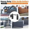 MeBantoo Heavy Duty Sliding Gate Guide Roller Hardware Kit, 4"