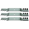For Cub Cadet Cub Cadet Z-Force LZ 54 inch Zero-Turn Gator Style Mulching Blades Set of 3