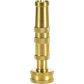 Heavy-Duty Brass Hose Nozzle, Adjustable Twist Hose Nozzle, Jet Sweeper Nozzle, Garden Sprayer - Color: Nozzle Twist