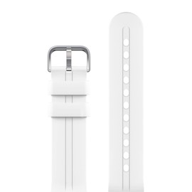 Gabb Watch Style Band - Kids Watch Band Replacement, Flexible, Waterproof Soft Silicone for All Watches, Easily Adjustable, Sweatproof and High-Performance Silicone (Arctic White)