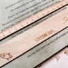 Guided Reading Strips,Wooden Reading Tracking Rulers - Measuring Ruler, Text