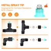 4-Nozzle Sprayer Boom Wand with 3/8" & 1/2'' Brass Fittings,