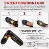 PINOZE Folding Utility Knife Scraper, 3-in-1 Box Cutter with Lanyard