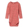 NAME IT Baby Girl Nbfosha LS Body Sleepsuit, Light Mahogany