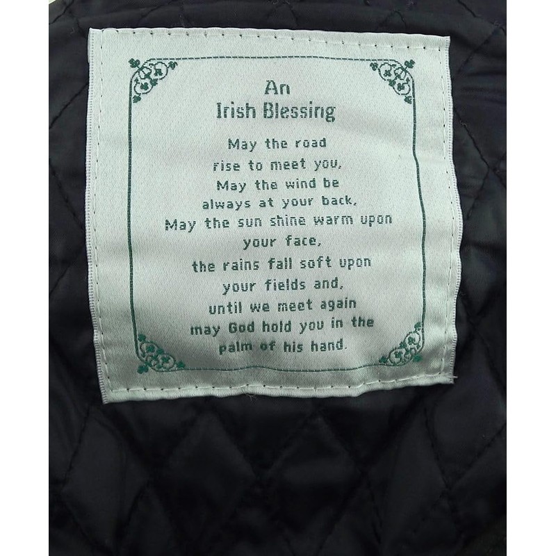JC Walsh and Sons Ireland Green Patch Cap Gold Shamrock