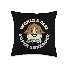 World's Best Paper Shredder Throw Pillow