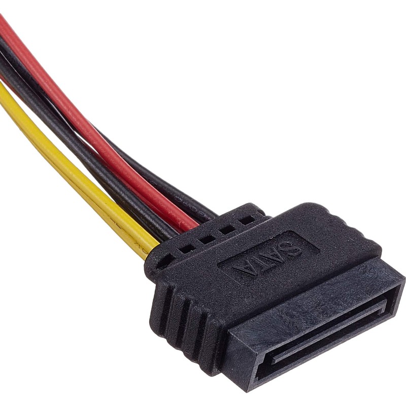 Delock Y-Power SATA Male Cable 15 Pin > 4 Pin