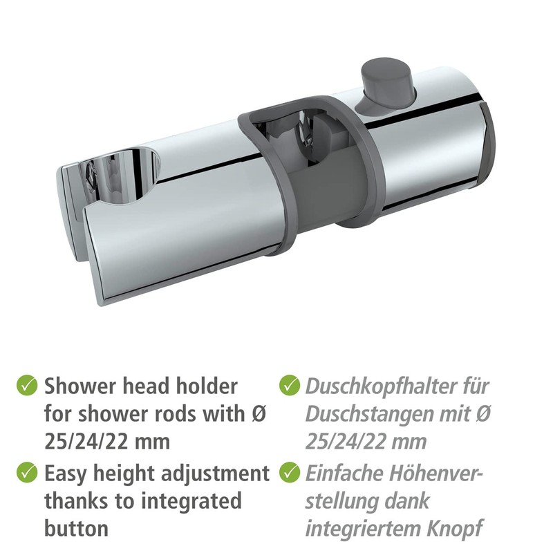 WENKO Libertà Shower Glider Chrome