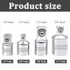 Dianrui 4 PCS Socket Adapter Set, 3/8 to 1/2 Socket